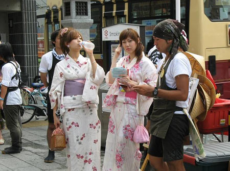 實拍：日本和服美女圖片圖片